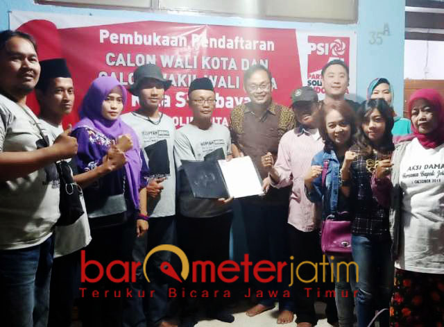 Datangi PSI, Relawan Tak Mau Gus Hans Ketinggalan Kereta