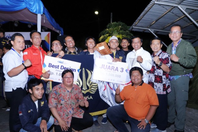 Kontes Robot Terbang Tuntas, Unesa Raih Desain Terbaik