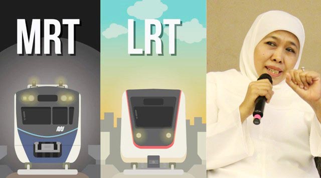 Transportasi Publik, Khofifah Segera Bentuk Tim MRT-LRT