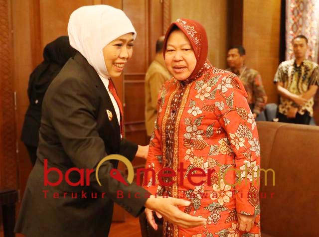 Ada Suratnya Khofifah Ragu Risma ke LN Tak Pakai APBD