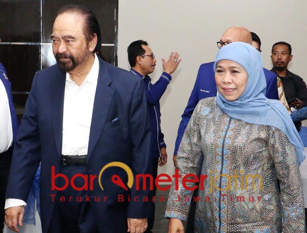 Khofifah Capres, Paloh: Tengok Aja Wajahnya, Mantep Enggak