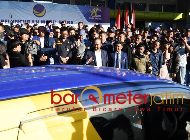 Dihadiri Khofifah, Nasdem Lepas 157 Mobil Siaga di Jatim