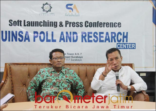 Pilwali Surabaya, Ujian Perdana UINSA Poll and Research