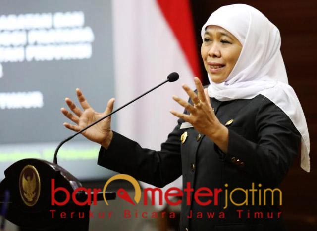 Khofifah: Serapan Anggaran OPD di Bawah 40 Persen, Merah