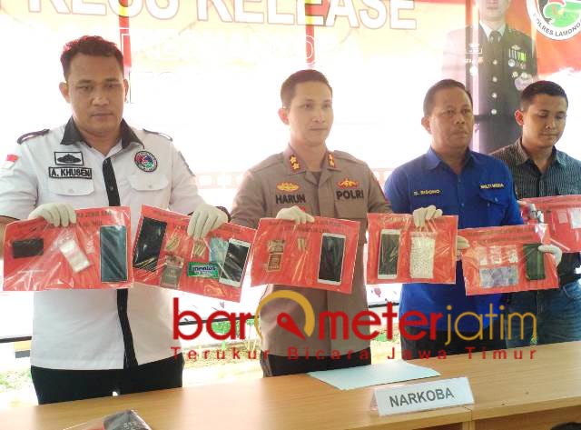 Dua Pekan, Polres Lamongan Ringkus 9 Orang Pengedar Sabu