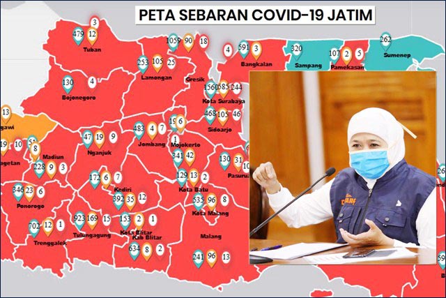 Perangi Corona, Khofifah: Jatim Sudah Lakukan Substansi PSBB