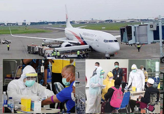 Tiba di Bandara Juanda, 154 TKI dari Malaysia Negatif Corona