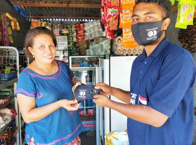 Pandemi, Tiap Minggu Mitra Fastpay Berbagi 10 Ribu Masker
