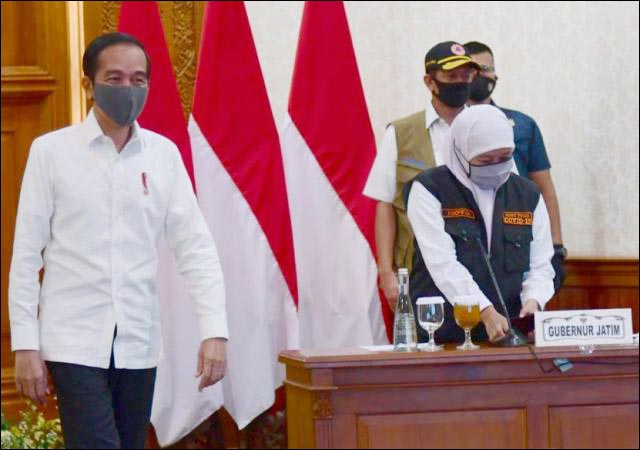 Perintah Jokowi: Kirim Masker Sebanyak-banyaknya ke Jatim