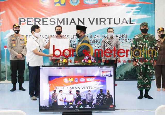 Sempat Ditolak RS Darurat Covid-19 Lamongan Diresmikan