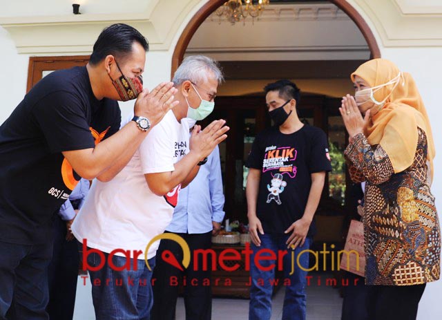 Coklit di Rumah Khofifah, Ketua KPU RI Dijamu Lontong Kikil