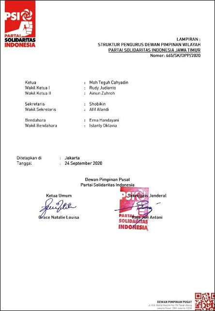 Terkuak Wendi Bukan Lagi Pengurus, PSI Utuh ke Eri-Armuji