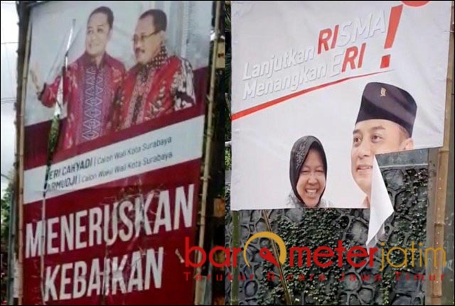 Baliho Eri-Armuji Dirusak Jubir: Dirusak 1, Kami Pasang Baru 10
