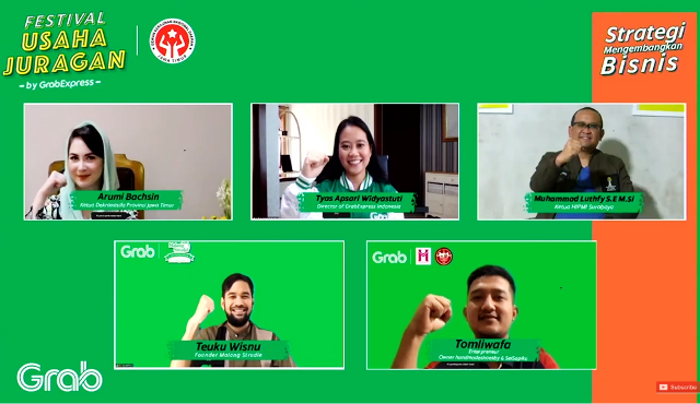 Bangkit dari Pandemi, Grab Digitalisasi 1000 UMKM di Jatim