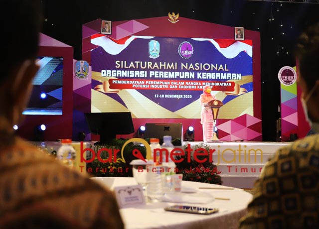 Situasi Pandemi, Khofifah Ajak OPK Bangun Kekuatan UKM
