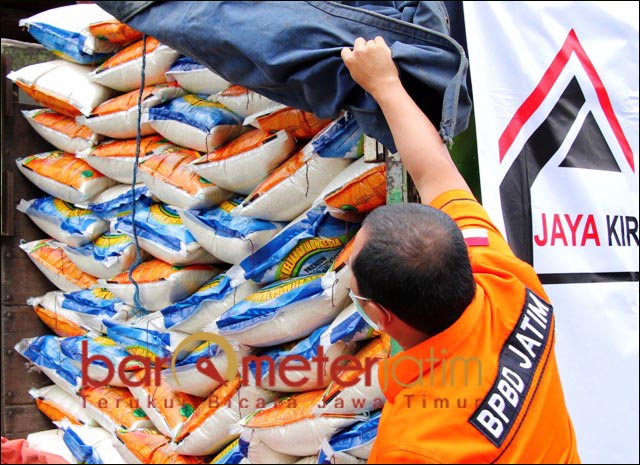 Bantuan Bencana, Pemprov Jatim Dititipi 20 Ton Beras