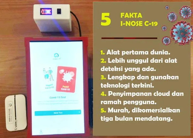 Inovasi ITS Corona Bisa Dilacak Lewat Bau Keringat Ketiak