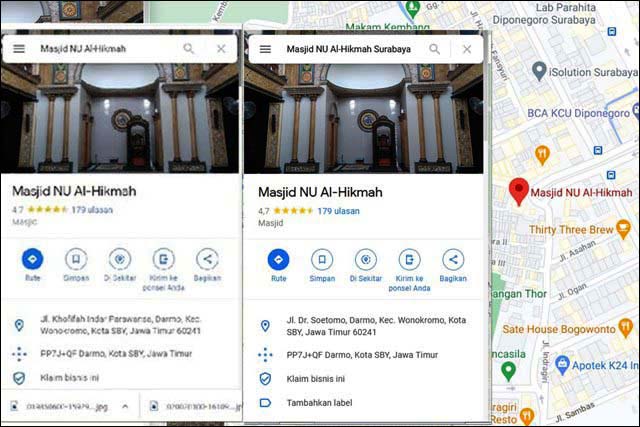 Jadi Sorotan Nama Jalan Khofifah Raib dari Google Maps