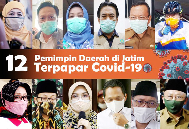 12 Pemimpin Daerah di Jatim Terpapar Corona, 4 Tutup Usia