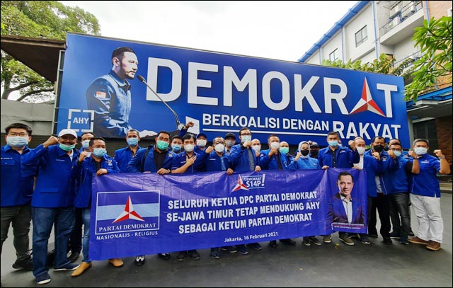 Dipimpin Bayu Airlangga, 29 DPC Demokrat Jatim Datangi DPP