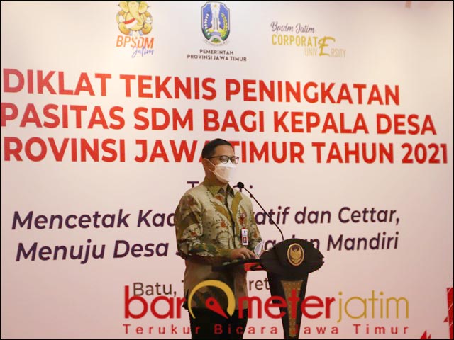 Diklat Kades, Wali Kota Batu Puji Habis Kepala BPSDM Jatim