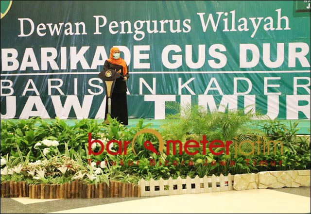 Kaget Rasakan Gempa, Walpri Berlarian Lindungi Khofifah