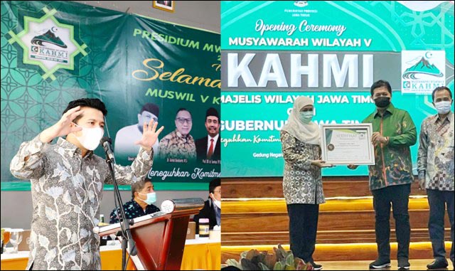 Khofifah Buka Muswil KAHMI di Grahadi, Emil Hadiri di Magetan