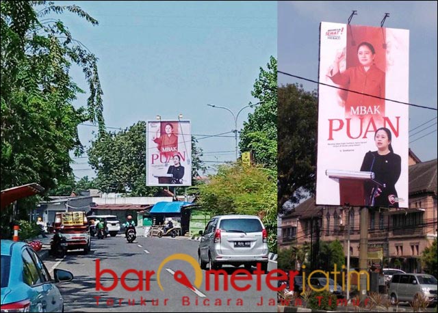 Pemanasan 2024 Billboard Puan Mulai Bertebaran di Surabaya