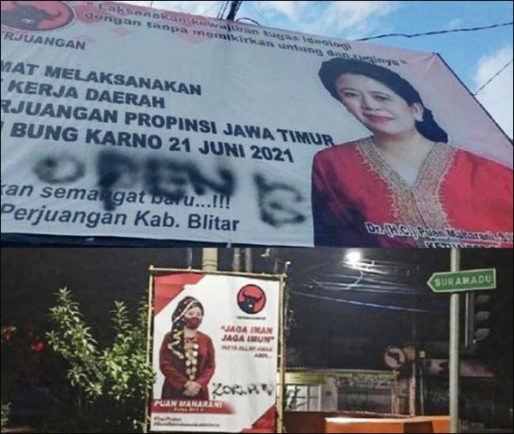 Baliho Puan Dirusak, Bukti Anak Megawati Ancaman di 2024