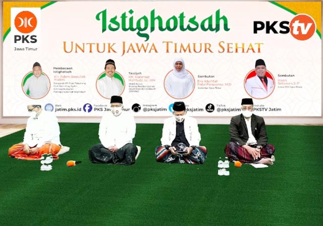 Ikhtiar Langit Usir Covid-19, PKS Gelar Istighotsah untuk Jatim