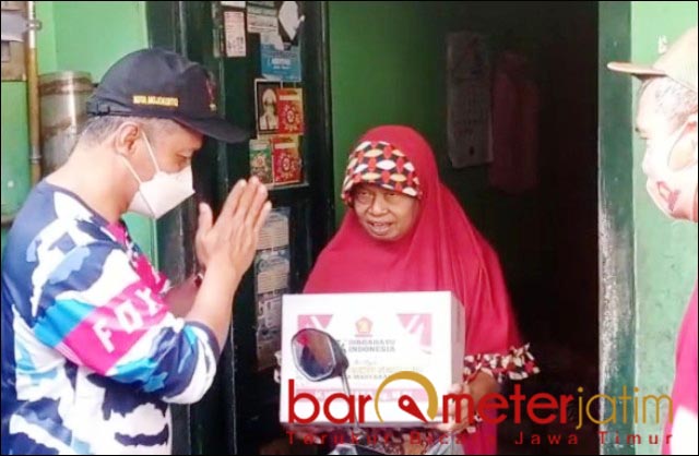 Turun ke Mojokerto, Legislator Gerindra Jatim Bagi Sembako