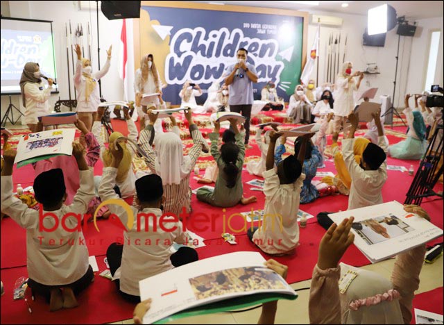 Children Wow-Day, Cara Gerindra Jatim Bikin Happy Anak Yatim
