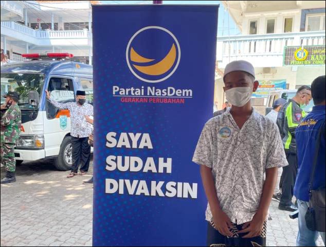 Sebar 25 Ribu Dosis, Nasdem Jatim Geber Vaksinasi di Ponpes