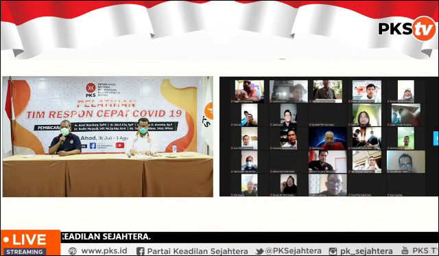 Maksimalkan Bantu Tangani Covid-19, PKS Jatim Ikuti TRCC