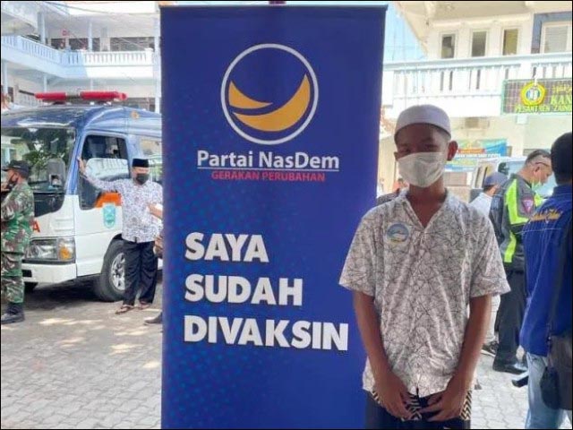 Nasdem Jatim Gencar Vaksinasi di Ponpes, Incar Pemilih NU