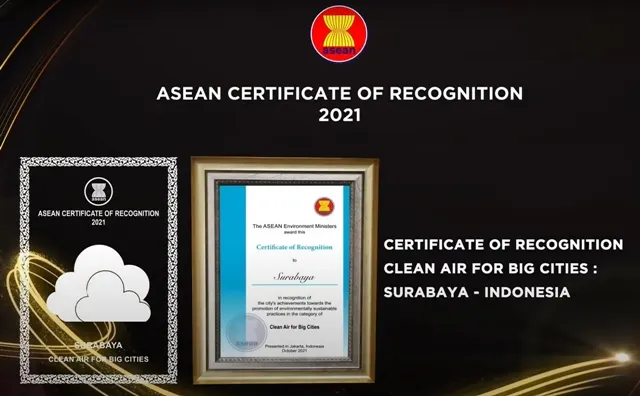 Sepekan, Surabaya Raih Penghargaan Lingkungan Level Nasional dan ASEAN