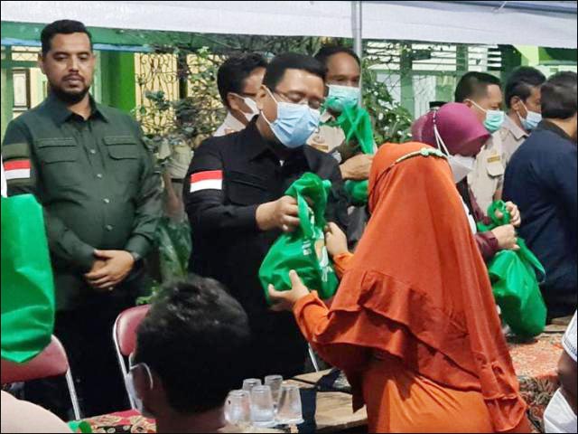 Kembali Jenguk Pengungsi Semeru, Sadad Bawa 4.450 Riyal