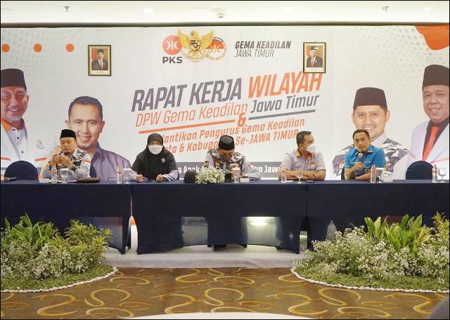 Rakerwil Gema Keadilan Jatim, Ajak Milenial Gabung PKS di Parlemen