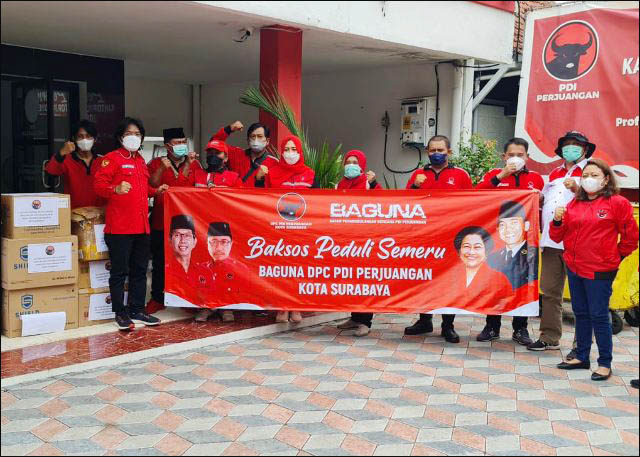 Erupsi Semeru, PDIP Surabaya Kirim Bantuan dan Relawan