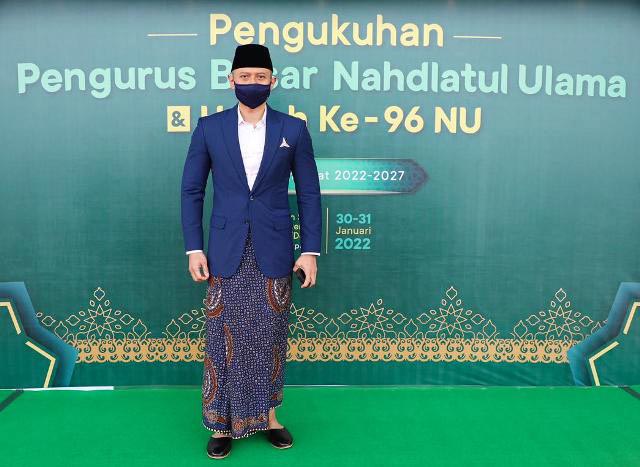 AHY Hadiri Pengukuhan PBNU, Demokrat: Bentuk Komitmen Bersama NU, Bukan Gimik Politik