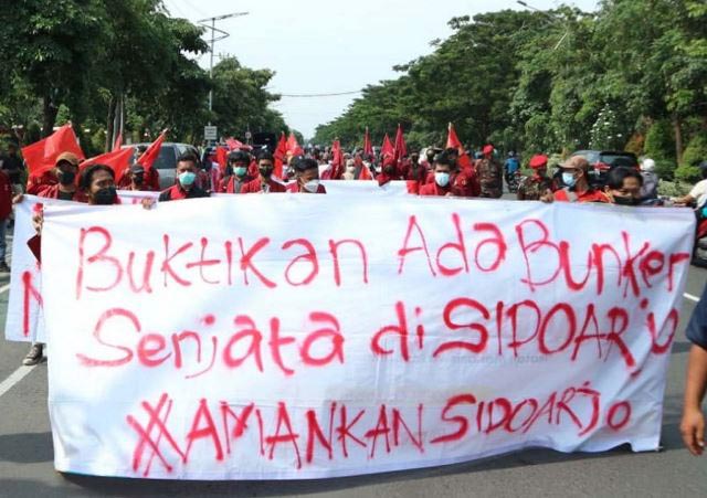 Mahasiswa Muhammadiyah ke Bupati Muhdlor: Buktikan Ada Bungker Senjata di Sidoarjo