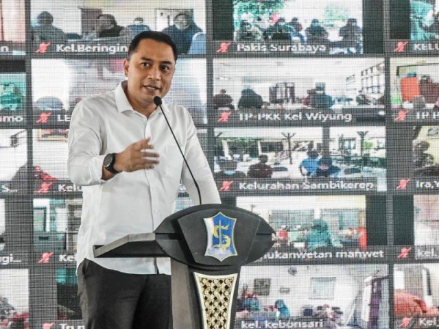 74,3 Masyarakat Puas dengan Kinerja Pemkot Surabaya, Begini Reaksi Eri Cahyadi