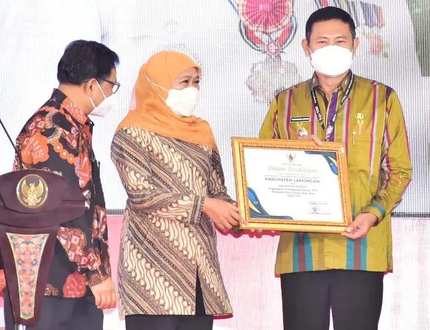Pembangunan Lamongan Terbaik I Jawa Timur, Gubernur Khofifah Beri Apresiasi