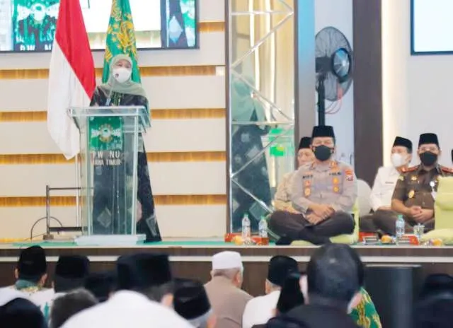 Di Hadapan Kiai NU, Khofifah Pamer Penghargaan yang Diraih Pemprov Jatim