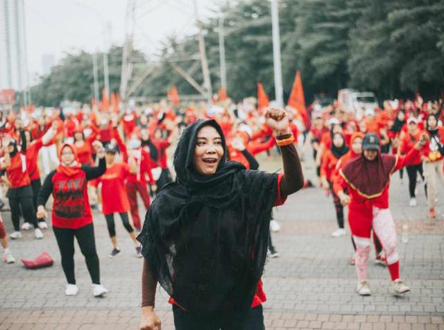 Meriahkan Harkitnas, 3.300 Kader PDIP Surabaya Gelar Senam “Sicita” di 32 Lokasi