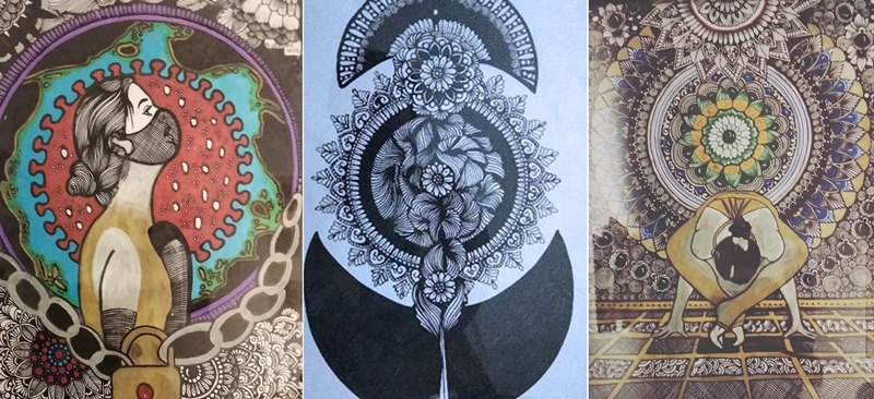 Membaca Masterpiece “Trilogi of Spirit” Iiq Gendhis di Pameran Indonesia Menggambar