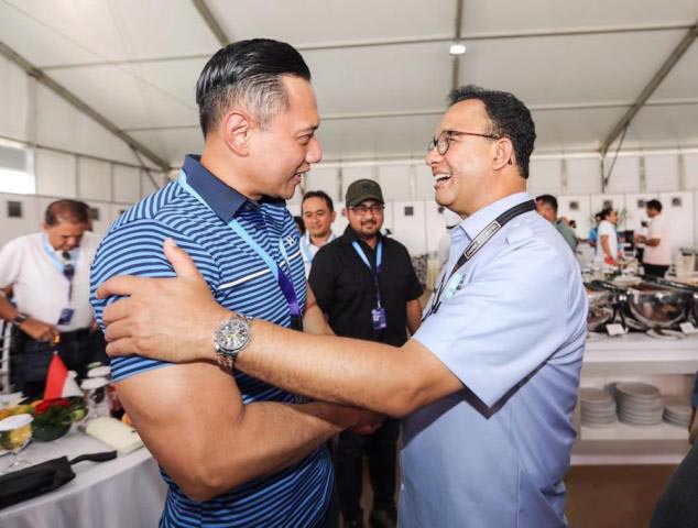 Anies-AHY Umbar Keakraban di Arena Sirkuit Formula E, Sinyal Kuat Bakal Duet di 2024