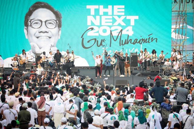 Dibakar Jamrud dengan We Will Rock You, Semangat Puluhan Ribu Relawan Gus Muhaimin Membara
