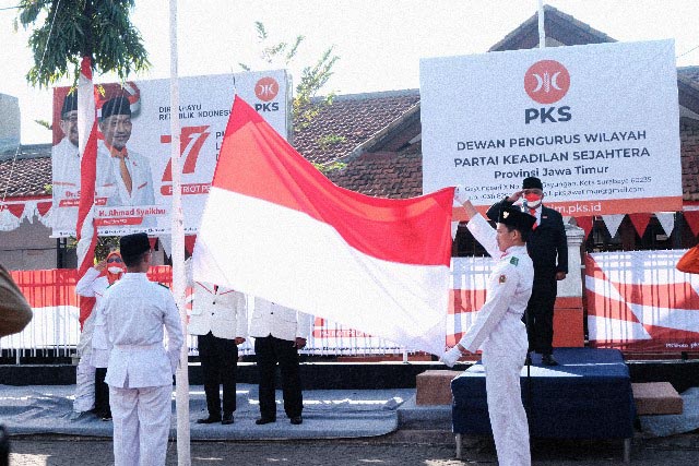 Momen HUT ke-77 RI, PKS Jatim Pacu Generasi Milenial Jadi Patriot Pelayan Rakyat
