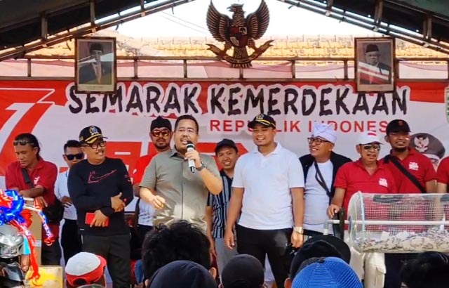 Cara Tokcer Ketua Gerindra Jatim Anwar Sadad Rebut Hati Warga dengan Kuis Prabowo”